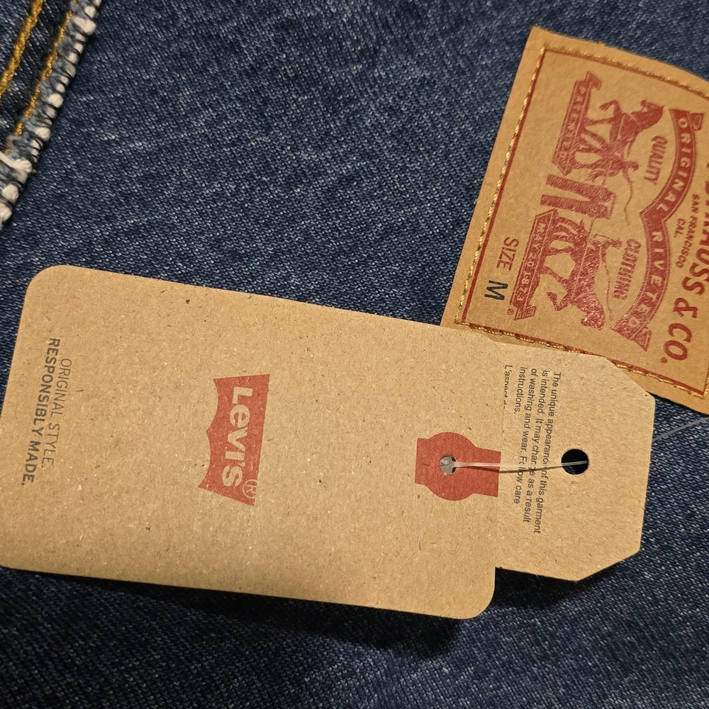 Denim Two-Tone Jacket - Picture 9 of 9